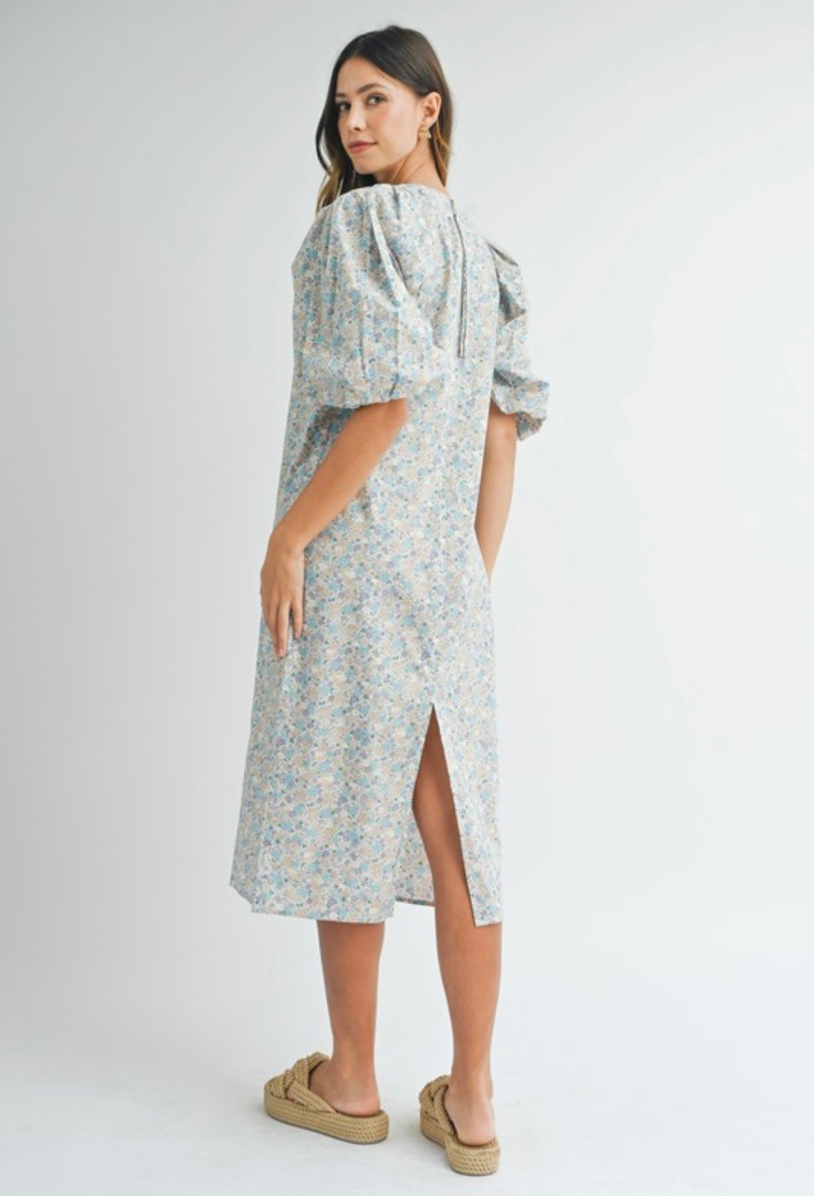 LAVENDER FLORAL DRESS