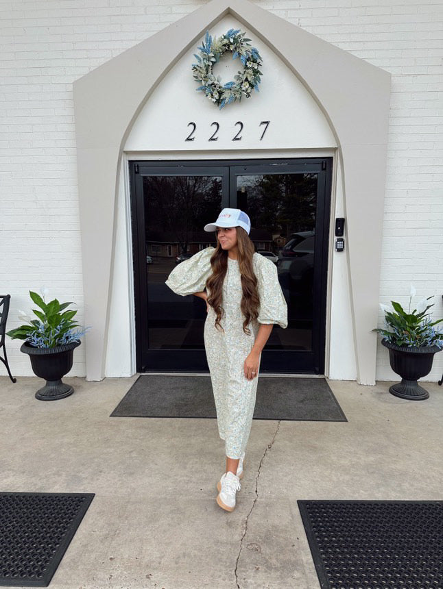 SIMPLY SPRING FLORAL DRESS