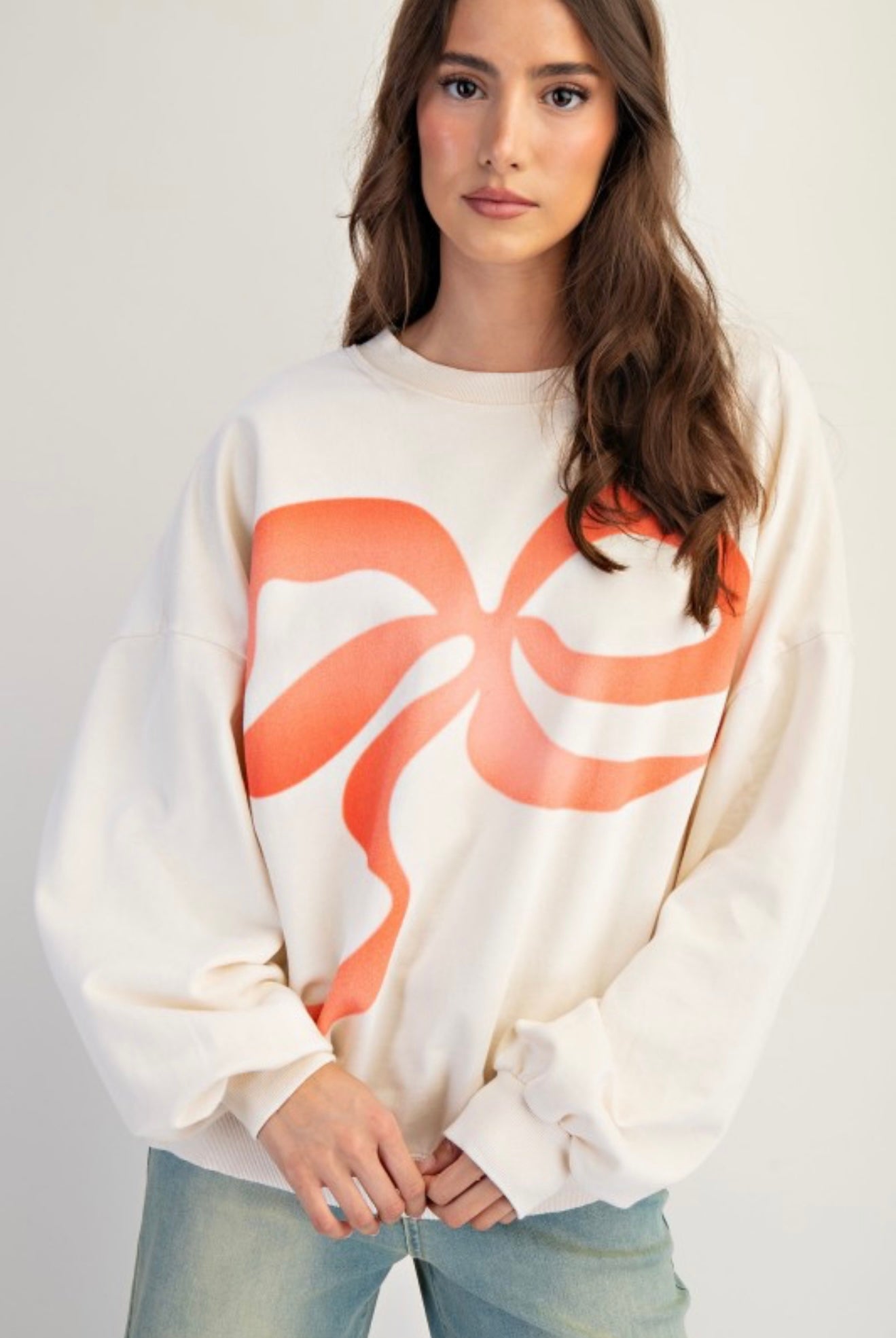 BOW SWEATSHIRT