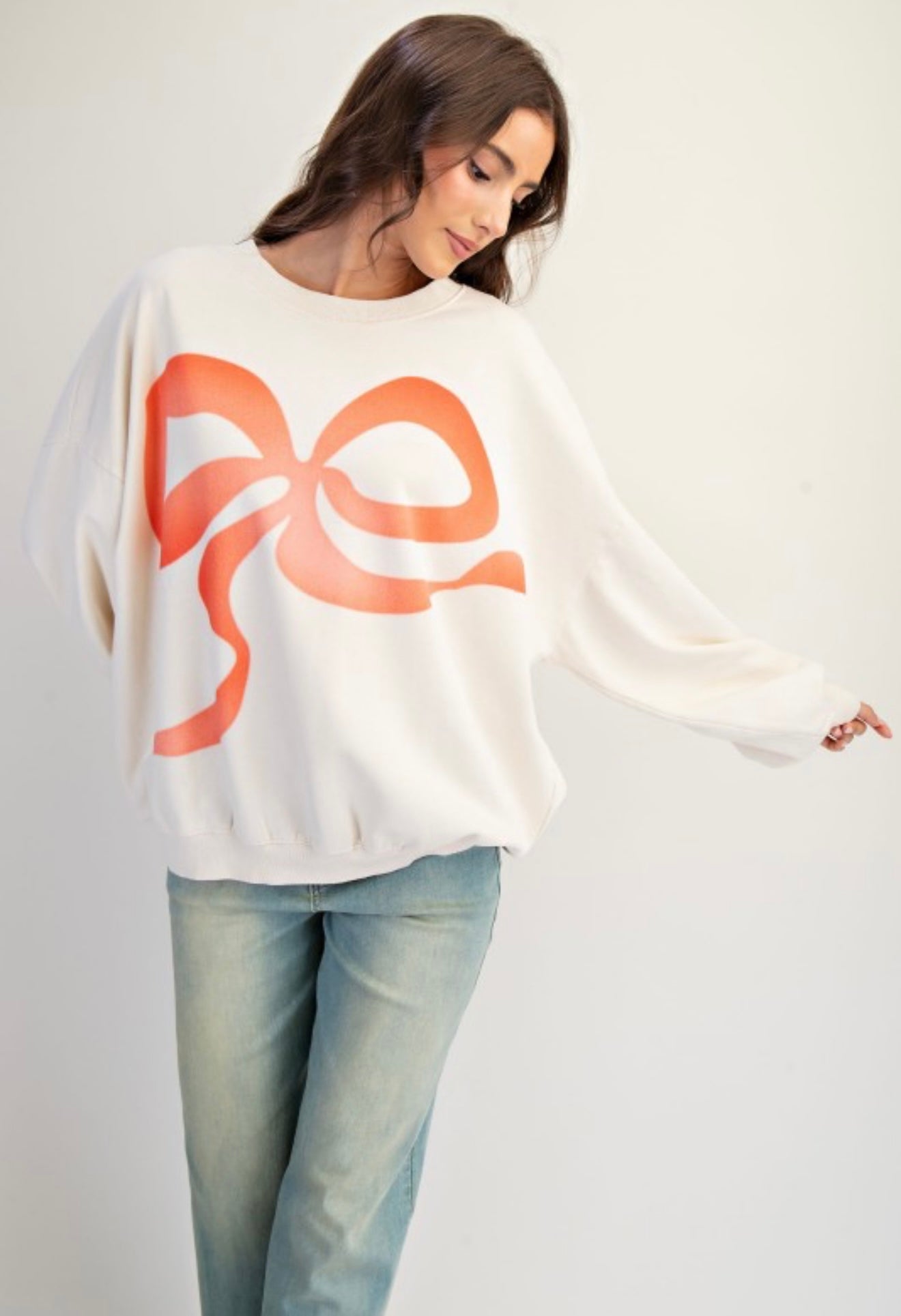 BOW SWEATSHIRT