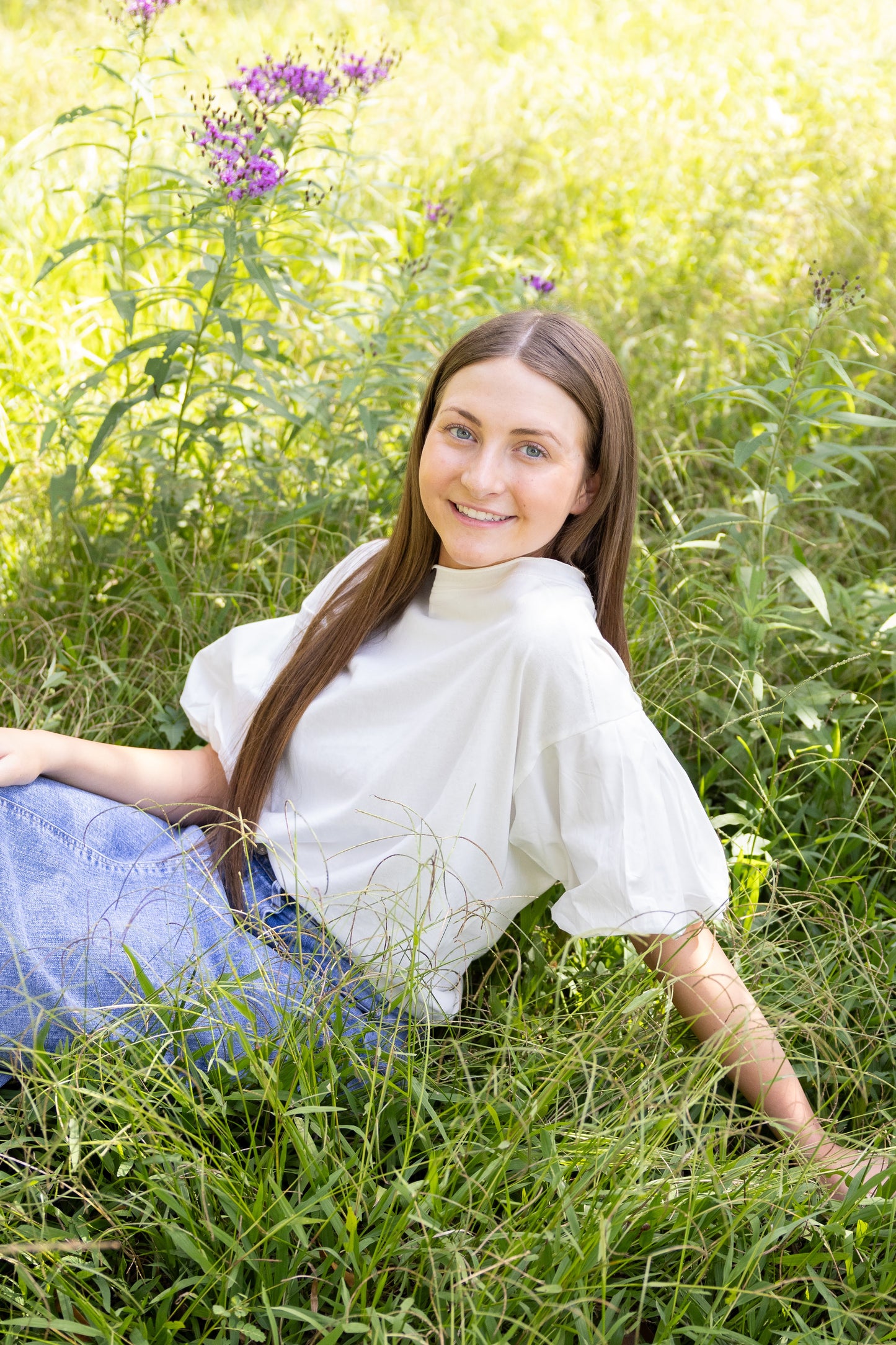 SIMPLY WHITE PUFF SLEEVE SHIRT