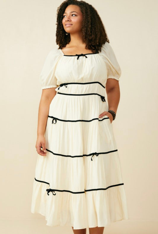 PLUS - THE SERAPHINA BOW DRESS