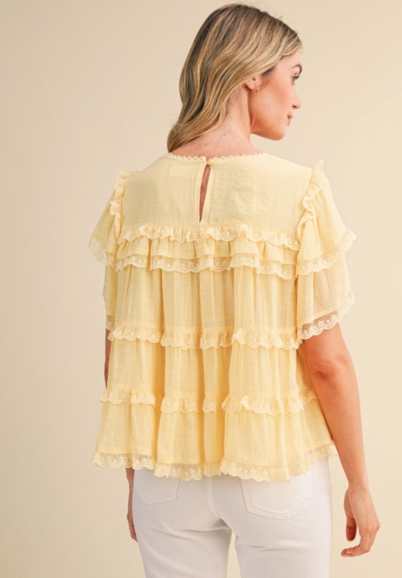 BUTTER YELLOW TOP