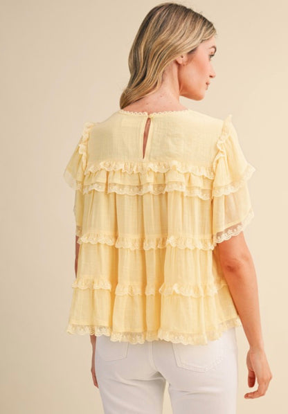 BUTTER YELLOW TOP