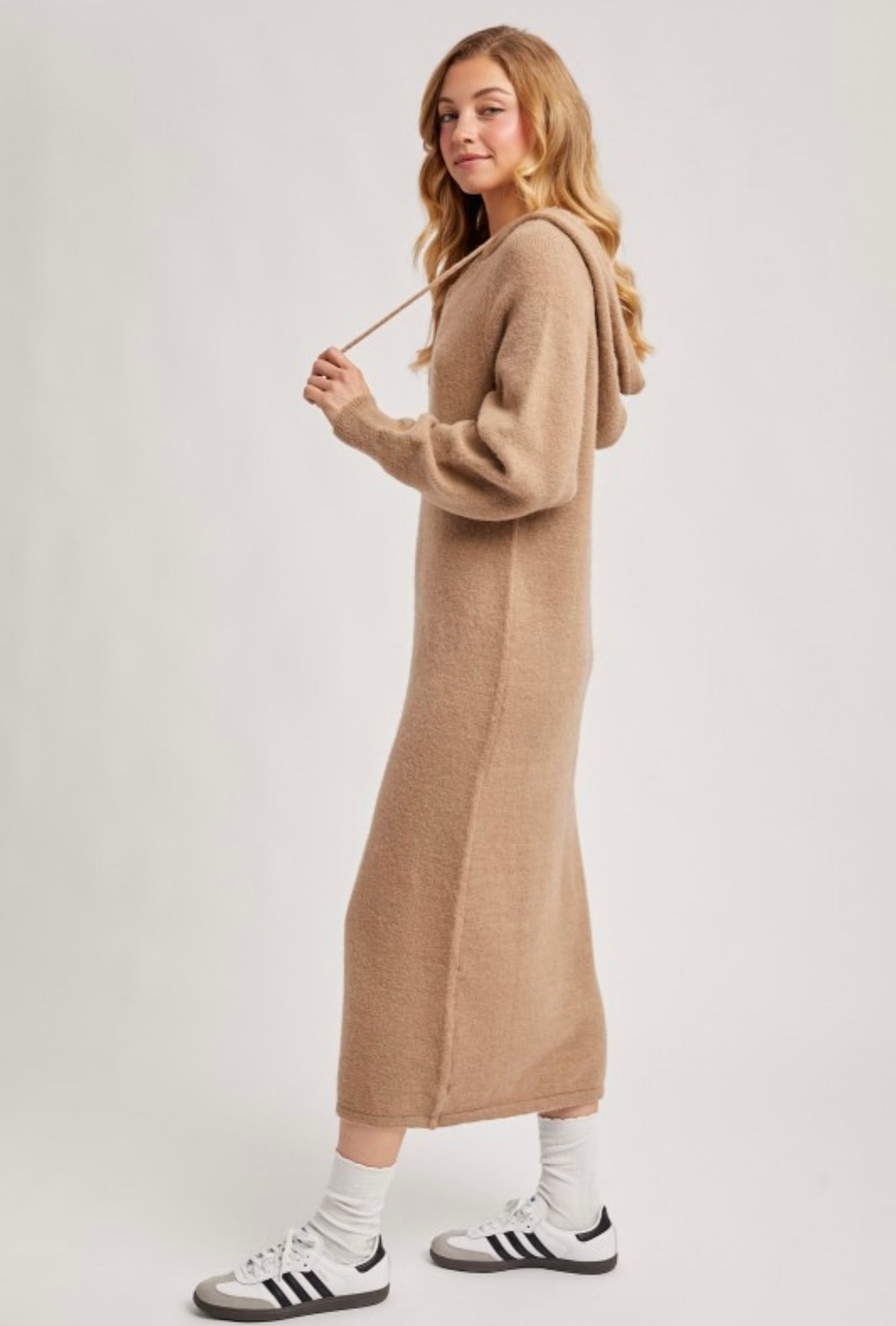 THE HOODIE SWEATER DRESS