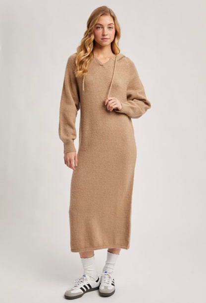 THE HOODIE SWEATER DRESS
