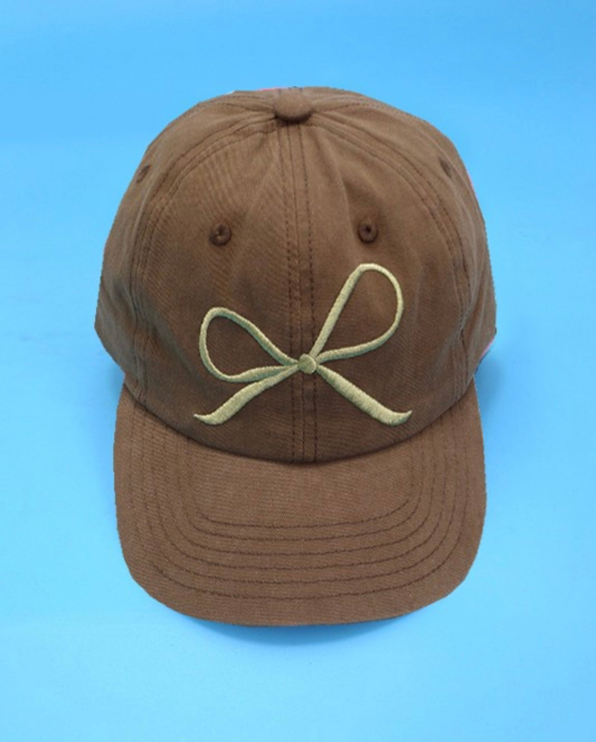 BOW RIBBON BASEBALL CAP