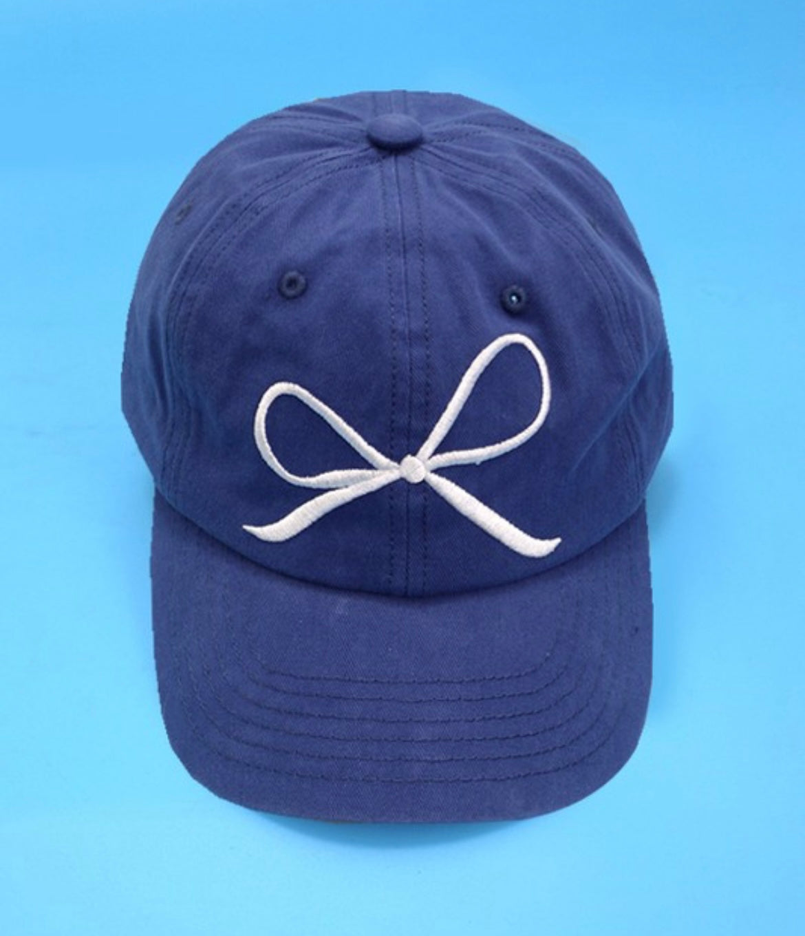 BOW RIBBON BASEBALL CAP