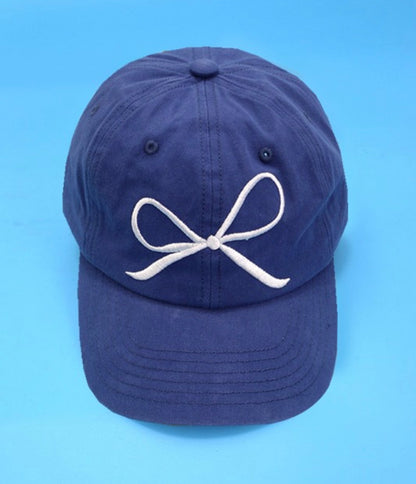 BOW RIBBON BASEBALL CAP