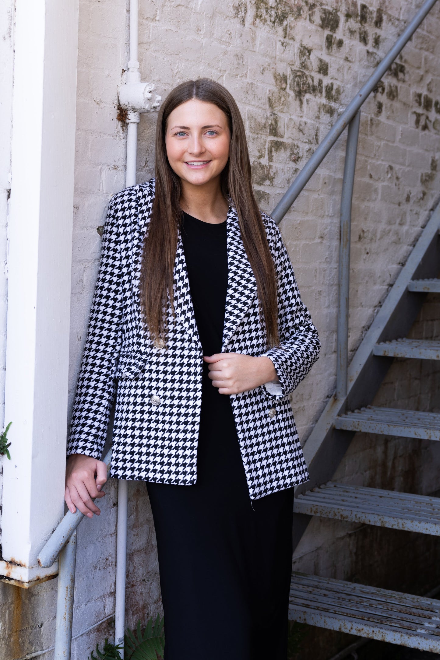 HOUNDSTOOTH BLAZER